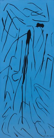 GIULIO TURCATO (Attr.le) (Mantova 1912 - Roma 1995) ACRILICO su tavola...