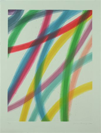 Piero Dorazio acquatinta, 1990 senza titolo, cm 60x80 F.to e datato in b a dx...