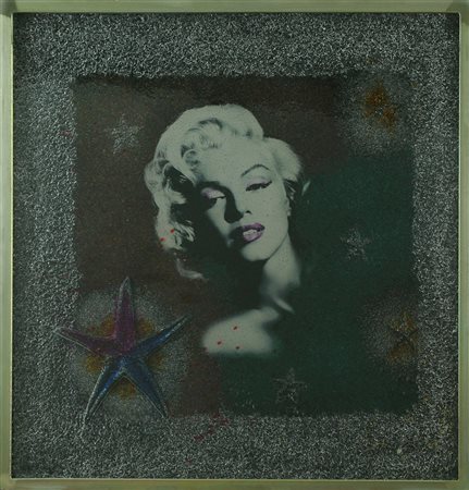 Omar Ronda frozen, 2009 "Marilyn Frozen", cm 70x70 Archivio Vinciguerra al...