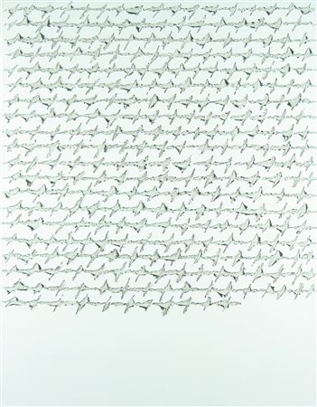 Alfredo Rapetti tecnica mista su tela, 2010 "Scrittura", cm 60x80 F.to al...