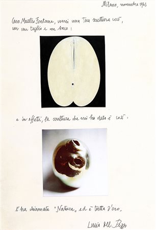 LUCIO DEL PEZZO 1933 Senza titolo, 1963 Assemblaggio, collage di cartone...