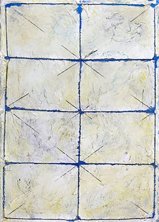 ANTONIO D'AGOSTINO 1938 Senza titolo, 1973 Polimaterico su tela, cm. 70 x 50...