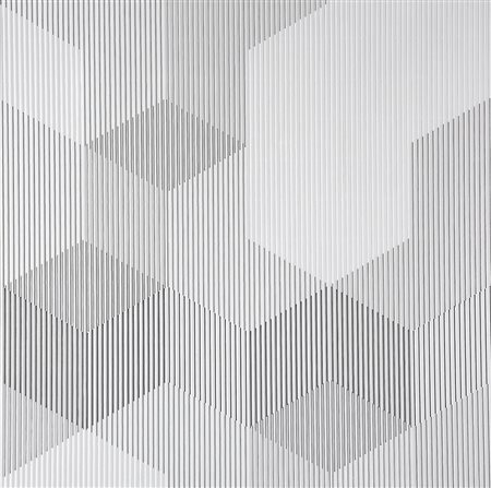 SANDI RENKO 1949 Dinamica, 1975 Pittura su cartone ondulato, cm. 62,5 x 62,5...