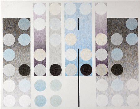 CARLO NANGERONI 1922 Senza titolo, 1995 Acrilico su tela, cm. 101 x 129...