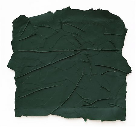 GIOVANNI CAMPUS 1929 Forma Polimaterico, cm. 72 x 75 Firmato sul retro...