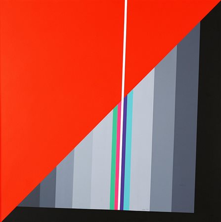 EUGENIO CARMI 1920 Situazione immaginaria, 1973 Acrilico su tela, cm. 100 x...