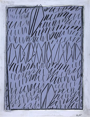 AGOSTINO FERRARI 1938 Senza titolo, 1964 Olio su tavola, cm. 53 x 42 Siglato...