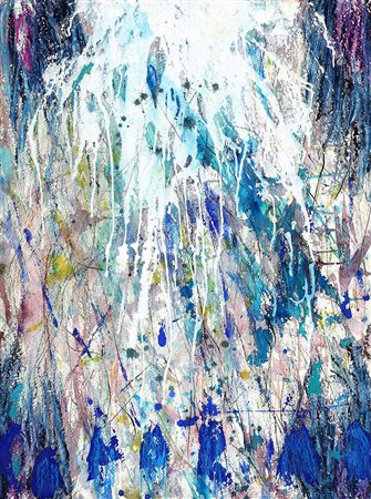 HUBERT SCHEIBL 1951 Senza titolo, 1989 Tecnica mista su carta, cm. 76 x 56...