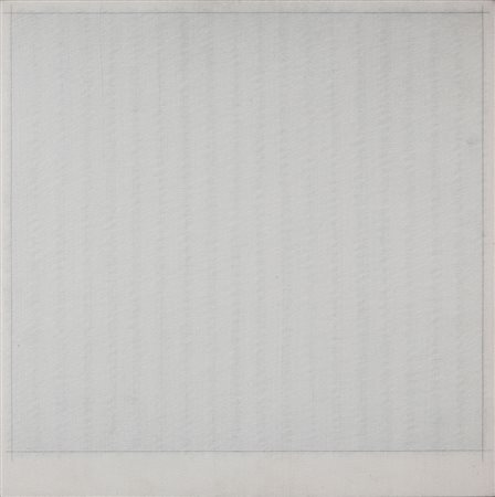 GIANFRANCO ZAPPETTINI 1939 Superficie acrilica n. 76/1975, 1975 Matita e tele...