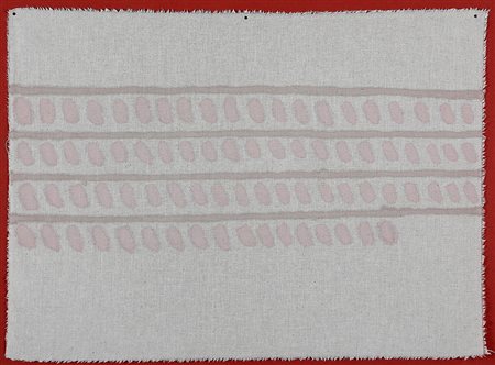 GIORGIO GRIFFA 1936 Due segni, 1978 Acrilico su tela, cm. 37 x 51 Firmato e...