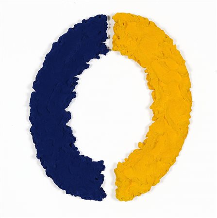 PINO PINELLI 1938 Pittura BL/G, 1995 Pittura su 2 elementi, cm. 49 x 19...