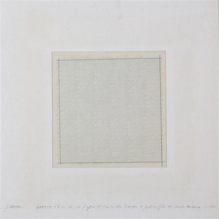 GIANFRANCO ZAPPETTINI 1939 Grafite 2B su di un foglio di carta da lucido +...