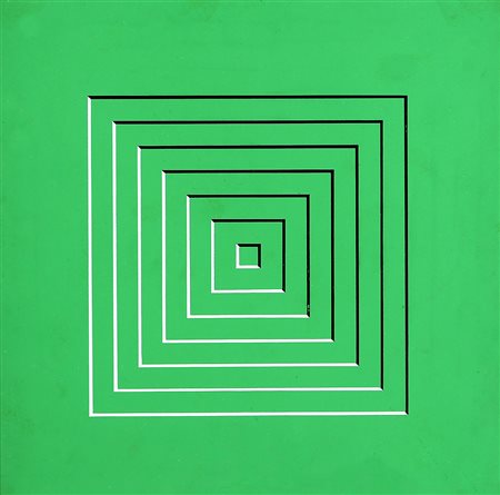 MARIO BALLOCCO 1913 - 2008 Effetti di assimilazione cromatica, 1972 Tempera...