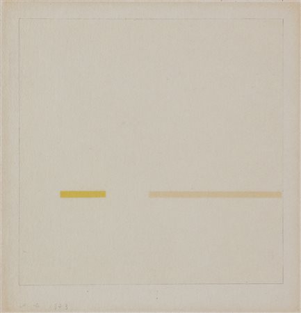 ANTONIO CALDERARA 1903 - 1978 Senza titolo, 1973 Acquerello su carta, cm. 15...