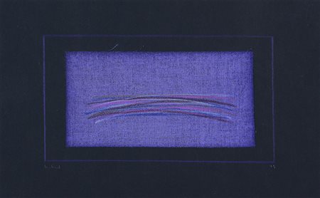 JORRIT TORNQUIST 1938 Senza titolo, 1979 Pastelli su tela applicata su...