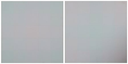 JORRIT TORNQUIST 1938 Opus 437 a + b, 1972 Acrilico su tela, cm. 40 x 40...