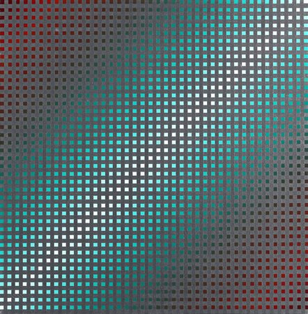 HUGO DEMARCO 1932 - 1995 Saturation matalicé, 1988 Acrilico su tela, cm. 80 x...