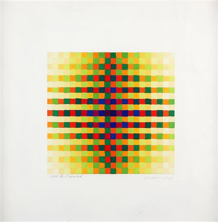 HUGO DEMARCO 1932 - 1995 Vibration vers la lumiere n° 11, 1960 Olio su...