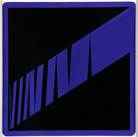 HUGO DEMARCO 1932 - 1995 Tension D, 1975 Tempera su cartone, cm. 37 x 37...