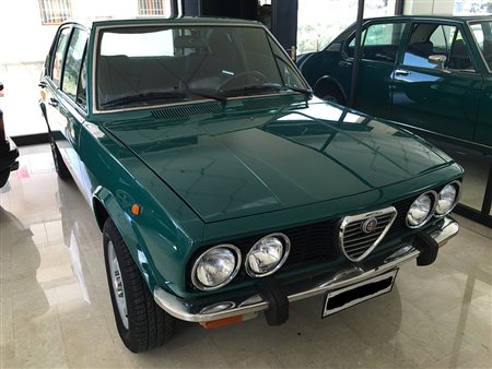 ALFETTA 1600 DEL 1979 VERDE PINO, ISCR. ASI