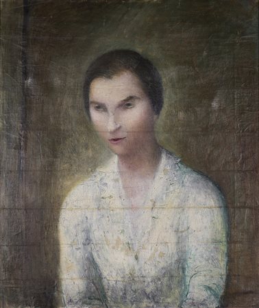 PAOLA CONSOLO (1908-1933)Senza Titolo Olio su telaCm 70x59Opera non firmata