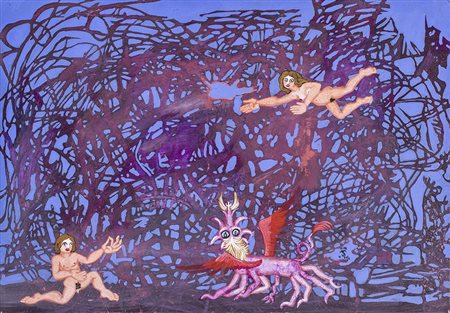 ROBERT ZEPPEL-SPERL (1944-2005)Senza Titolo 1672, 1977/1978 Tecnica mista su...