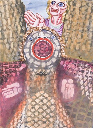 ROBERT ZEPPEL-SPERL (1944-2005)Senza Titolo 1670, 1977/1978 Tecnica mista su...