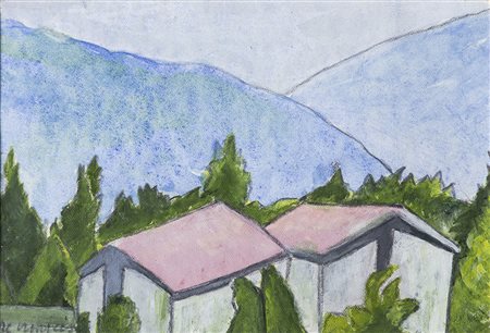 CRISTOFORO DE AMICIS (1902-1987)Senza Titolo Tecnica mista su cartoncinoCm...