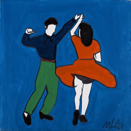 MARCO LODOLA (1955)Senza Titolo Acrilici su telaCm 50x50x4Firma al...