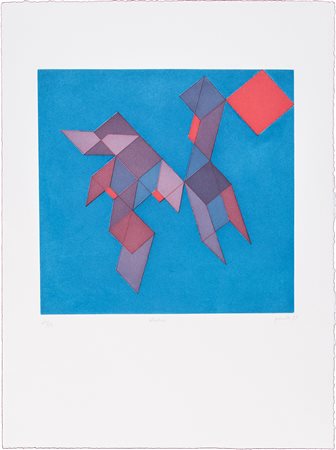 ACHILLE PERILLI (1927)Bludra, 1989 Acquaforte, acquatintaFoglio cm...