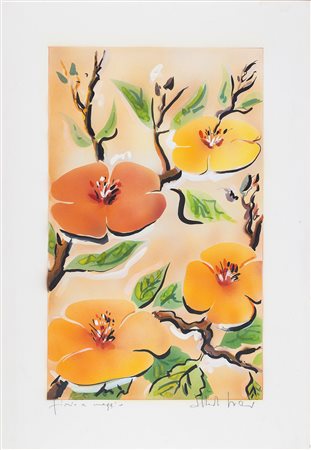 ALBERTO BIASI (1937)Fiori a Maggio Acquerello su cartaCm 65x45Firma e titolo...