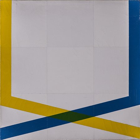 LORENZO PIEMONTI (1935-2015)Senza Titolo, 1975 Acrilici su telaCm 24X24Firma...