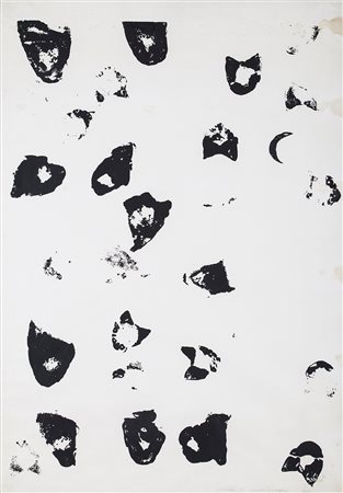 CLAUDIO PARMIGGIANI (1943)Impronta, 1968 Inchiostri su cartaCm 100x70Firma,...