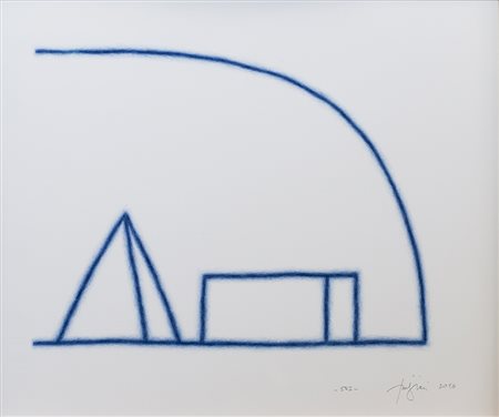 TINO STEFANONI (1937)Sinopia 552, 2016 Grafite su cartaCm 32x38Firma, titolo...