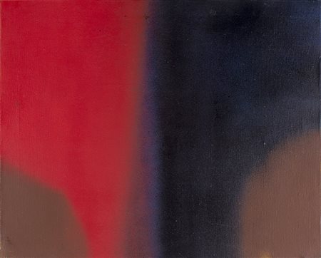 CLAUDIO OLIVIERI (1934)Senza Titolo, 1971 Olio su telaCm 40x50Firma e...