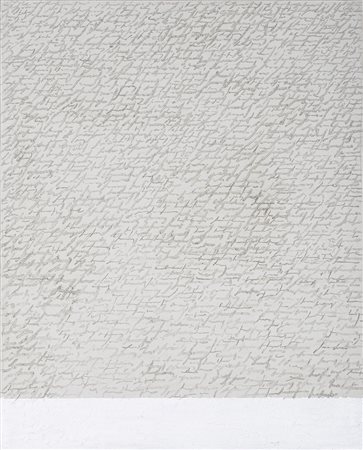 ALFREDO RAPETTI (1961)Cemento con banda bianca, 2010 Cemento su tavolaCm...