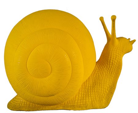 CRACKING ART GROUP (1993)Chiocciola Multiplo in plastica giallaCm...