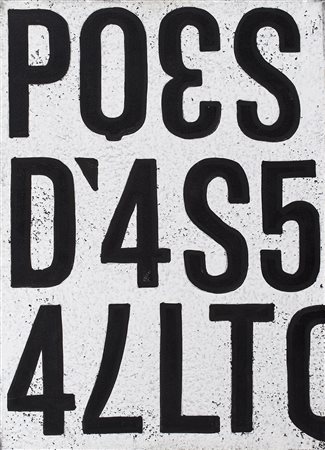 IVAN (IVAN TRESOLDI) (1981)Poesia d'assalto, 2010 Spray e acrilici su telaCm...