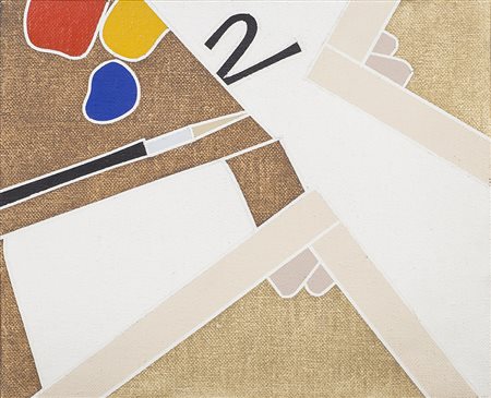 EMILIO TADINI (1927-2002)Il desiderio del pittore, 1976 Olio su tela di...