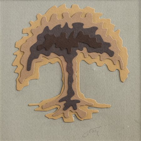 GINO MAROTTA (1935-2012)Senza Titolo Collage di cartoncini su...