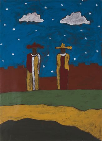 TANO FESTA (1938-1988)Senza Titolo, 1986 Acrilici su telaCm 70x50Firma e...