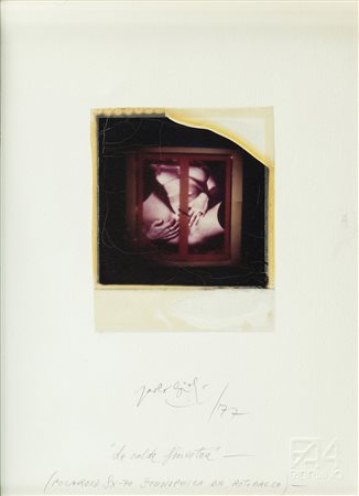 PAOLO GIOLI (1942)La calda finestra, 1977 Polaroid stenopeica da rotocalco...