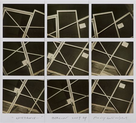 MAURIZIO GALIMBERTI (1956)Gatedance, Berlin, 2009 Mosaico di nove polaroidCm...