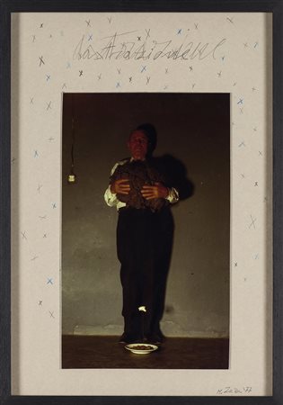 MICHELE ZAZA (1948)Astrazione, 1977 Fotografia a colori applicata su...