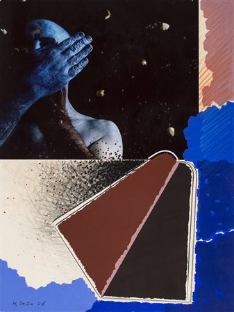 MICHELE ZAZA (1948)Magico confine, 2008 Fotografia, tecnica mista e...