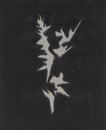 NINO FRANCHINA (1912-1988)Senza Titolo (Auguri), 1960-1961 Tecnica mista e...