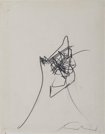 EMILIO SCANAVINO (1922-1986)Senza Titolo, '70 Grafite su cartoncino...