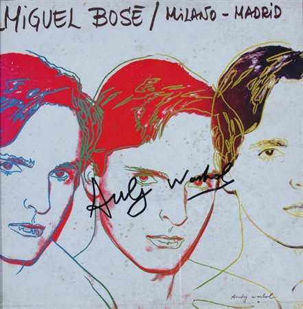 WARHOL ANDY (Pittsburgh 1930 - New York 1987) "Miguel BosÃ¨ - Milano -...