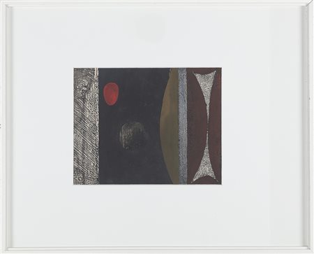 BALINT ENDRE (1914 - 1986) Senza titolo. Tecnica mista su cartone. Cm 19,00 x...