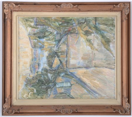 DE AMICIS CRISTOFORO (1902 - 1987) La strada. 1964. Olio su tela. Cm 55,00 x...